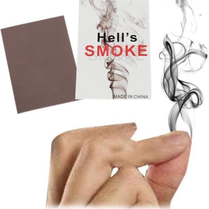 ERT 1SET / 5PCS 5*7/10*7 Finger Smoke Magic Trik Sulap Jari Keluar Asap Mainan Ajaib Mistis Prank