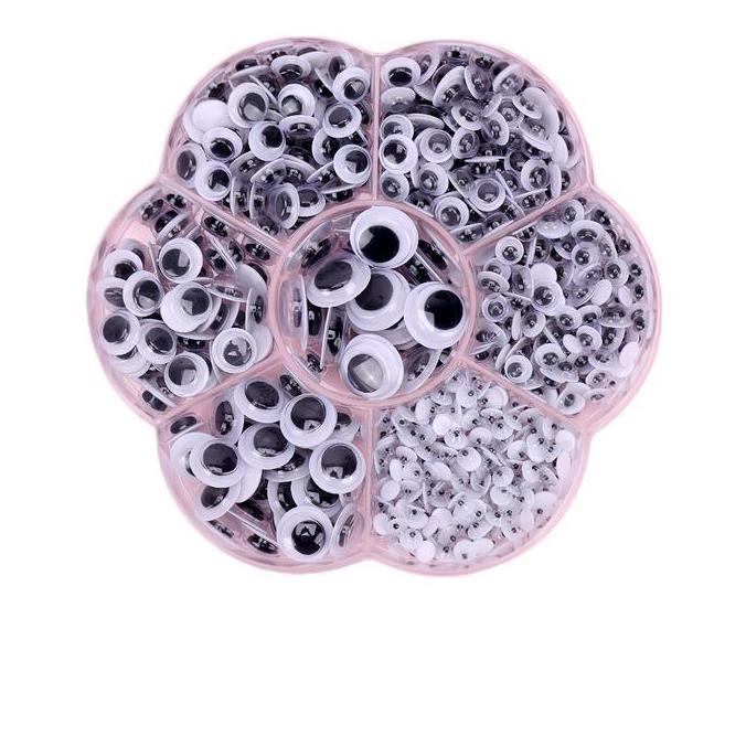 MGC 700/750pcs Googly Eyes Premium Mata Kocak Boneka 3D Bergerak Untuk Kerajinan Tangan