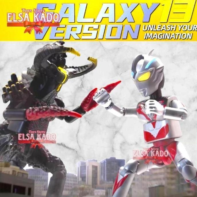 Blokees Ultraman Galaxy Version 13 Volume GV13 Harga 1 KOTAK ISI 9 PCS Karakter Ultraman Arc / Trigg