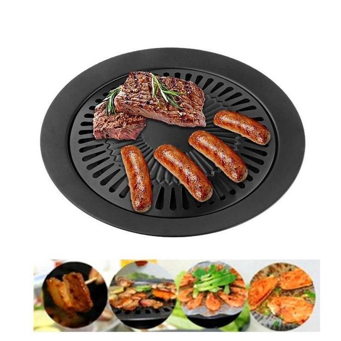 GSE Multifunction BBQ Grill Plate 32 cm - Iron Cast - GRILL