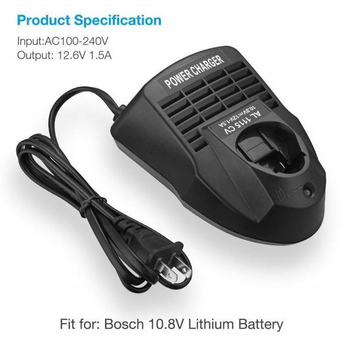Denco- Charger Baterai Li-Ion Lithium Al1115Cv Bosch 12V Bor Bosch Charger