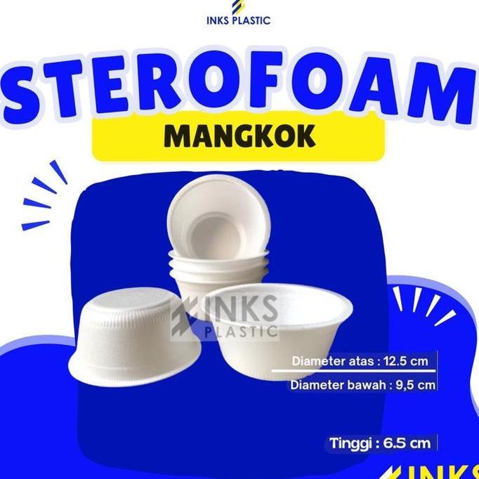 STEROFOAM STYROFOAM GABUS MAKANAN MANGKOK MK-2