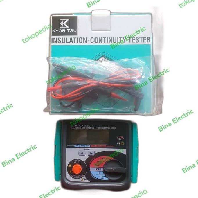Promo Kyoritsu 3005A Megger Digital Insulation Tester Tester Megger Digital Diskon