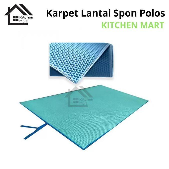 Tikar Karpet Tebal Bentol Matras Plastik Polos Spon Tebal Ukuran Besar