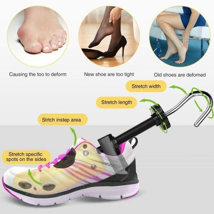 Hlpd- Shoes Stretcher Expander Shoe Bunion Pelebar Ukuran Sepatu