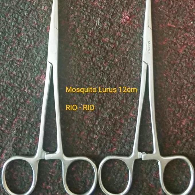 Bebasaja- Mosquito Lurus 12Cm / Klem Arteri Lurus 12Cm