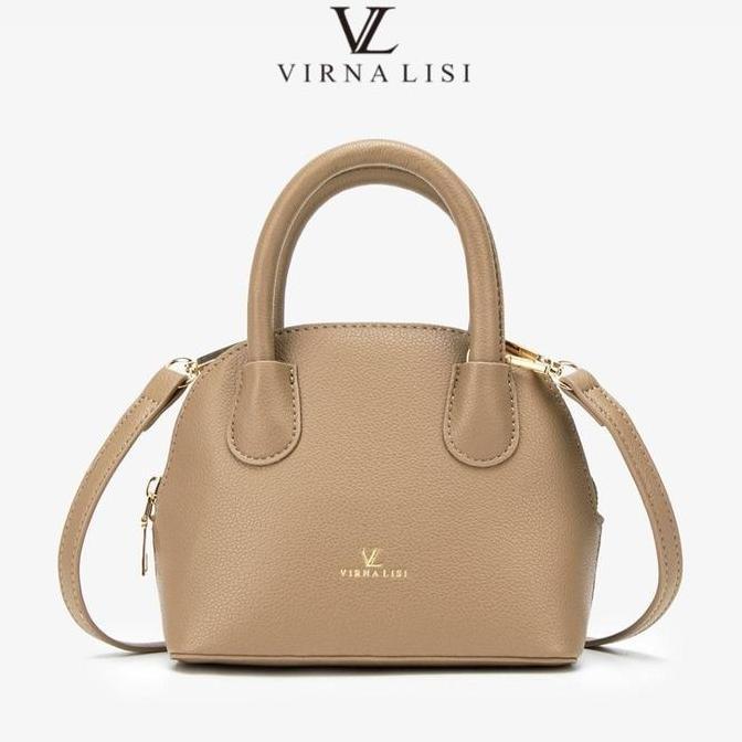 Terbaik VIRNALISI Tas tangan klasik mewah ringan, tas bahu berbentuk cangkang kulit sintetis PU sera