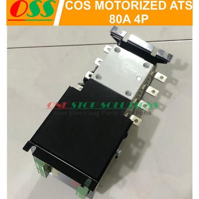 Promo COS MOTORIZED ATS 80A 4P ATS UNIV UNIV-80A UNTUK PANEL ATS AMF Diskon