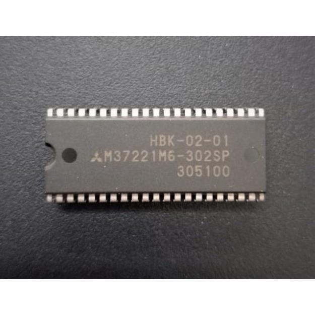 BEJ27 IC HBK-02-01 M37221M6-302SP PROGRAM UTK TV TABUNG POLYTRON DIGITEC