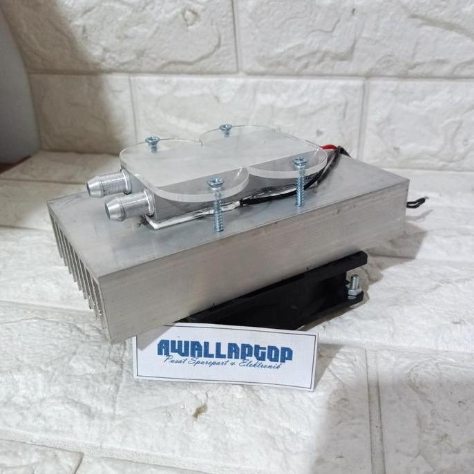 Diy Chiller 2 Peltier Tec 2X 12V Waterblock 40X80 Pendingin Air Coller