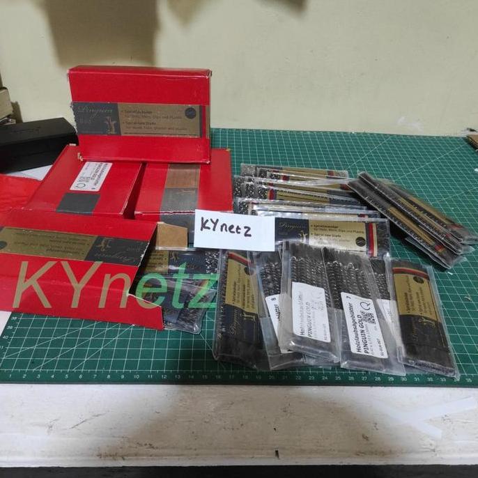 DI20 >> mata gergaji spiral / scroll saw Pinguin Gold asli