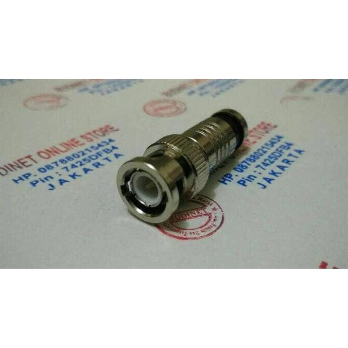 bnc male compression rg6 100pcs