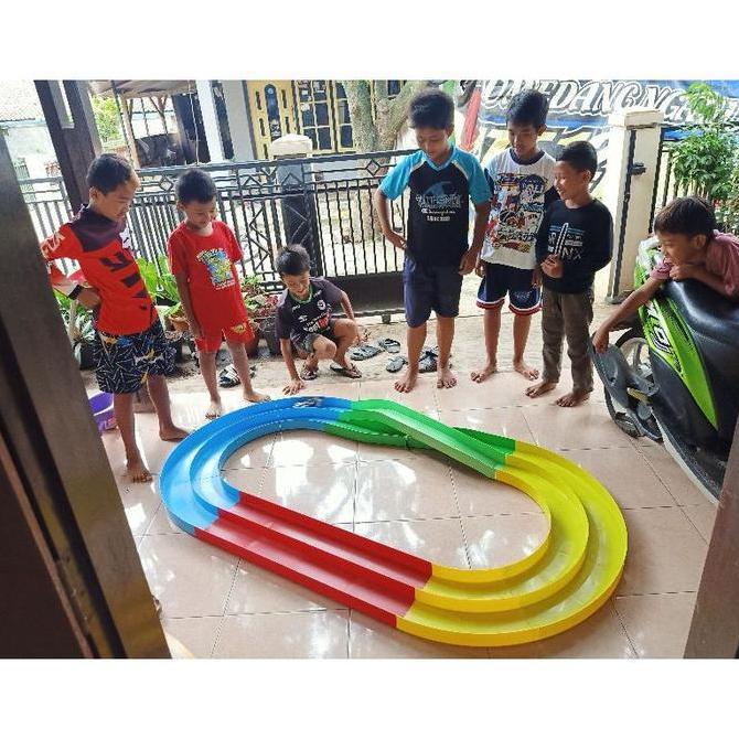 Track lintas tamiya balap 2 jalur battle arena race car speed formula