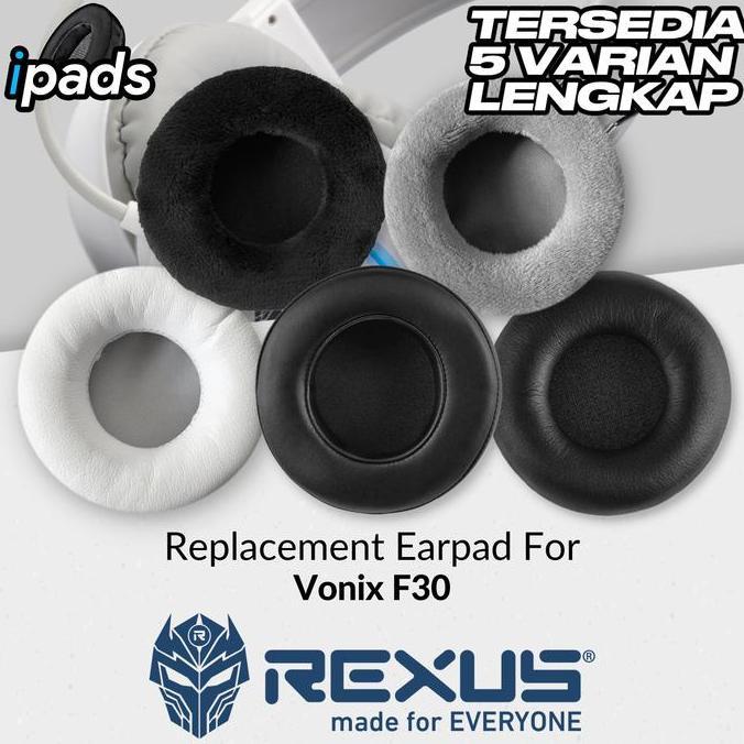 DE6 - Earpad Ear pad Cushion Headset Gaming Rexus Vonic F30 F 30 Earcup Busa