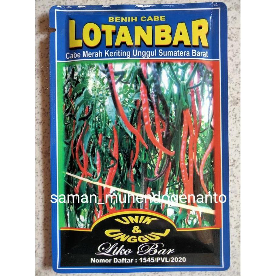 Promo Bibit Cabe Merah Keriting Lotanbar 10 Gram- Cmk Lotanbar - Benih Cabai Lotanbar Cod