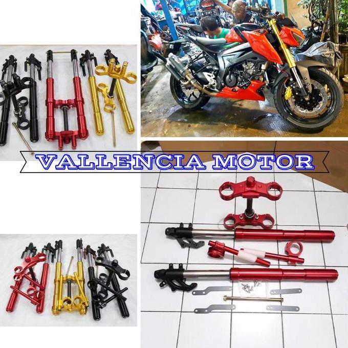 USD UPSIDE DOWN GSX 150R dan GSX150 S NUI RACING PLUS STANG JEPIT