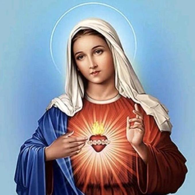 DIY Diamond Painting full. Bunda Maria religius kristen 7090 cm D942