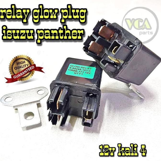Pilihan - Relay Glow Plug Isuzu Panther 12V Kaki 4.