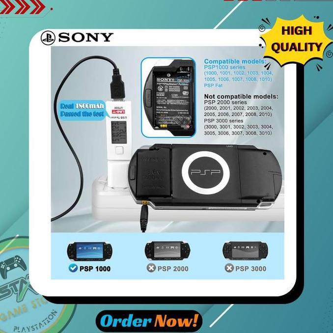 Baterai Psp Sony Fat Seri 1000-1006