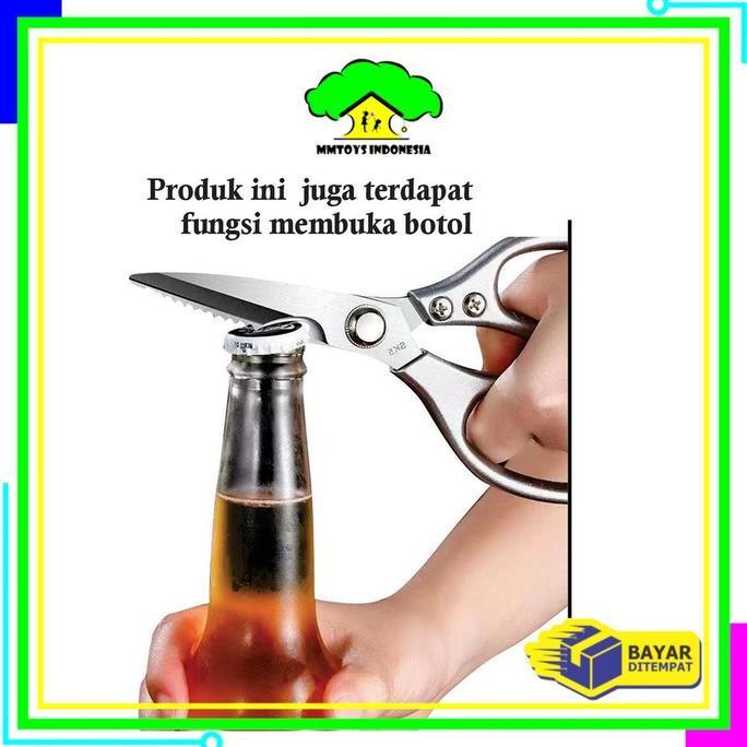 Set- Mi C976 Gunting Dapur Serbaguna Stainless Tahan Karat / Gunting Ayam