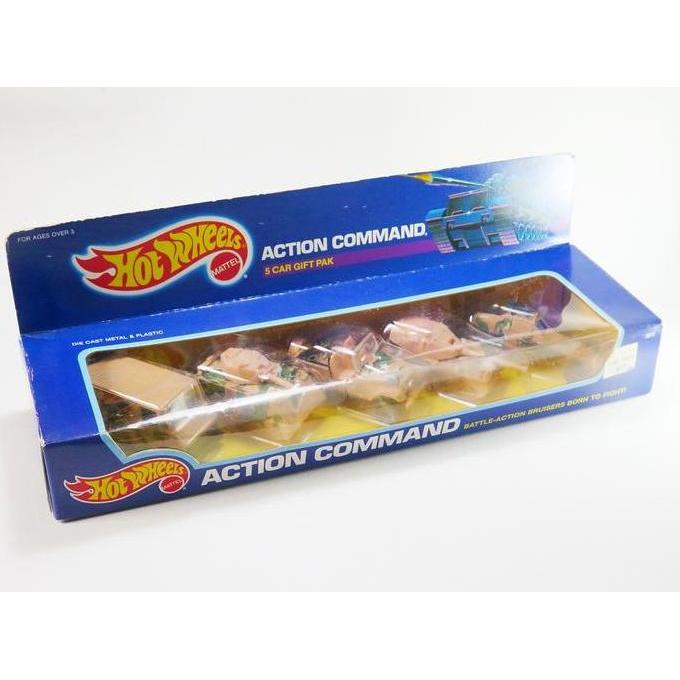 AT99 HOT WHEELS ACTION COMMAND 5 CAR GIFT PACK - MINT IN BOX
