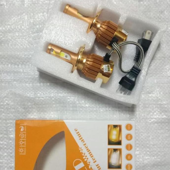 ,,,,,,,] led H4 2warna putih dan kuning