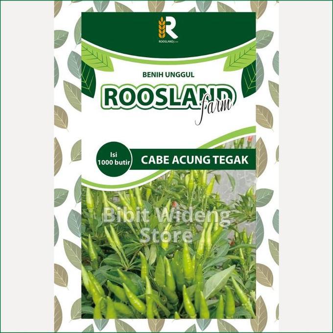 Promo ( 1.000 Benih ) Cabe Rawit Acung Caplak | Rawit Tegak | Rawit Hijau Acung Tegak Cod