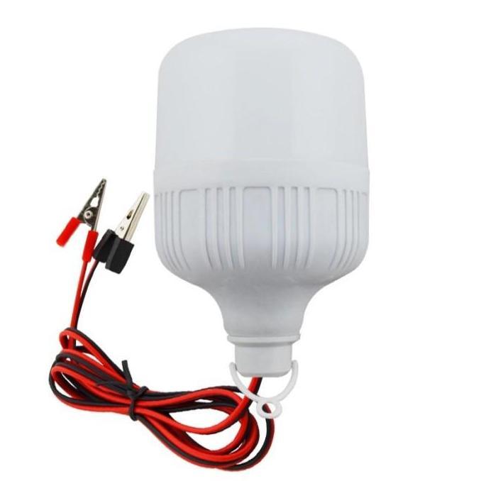 Plus- Lampu Led Dc 12V 20W / 30W Bohlam Led Dc 20W / 30W