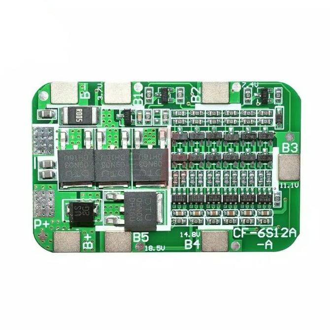 Bms 6S 15A Protector Baterai 18650 3.7V Lipo Battery Protecttor