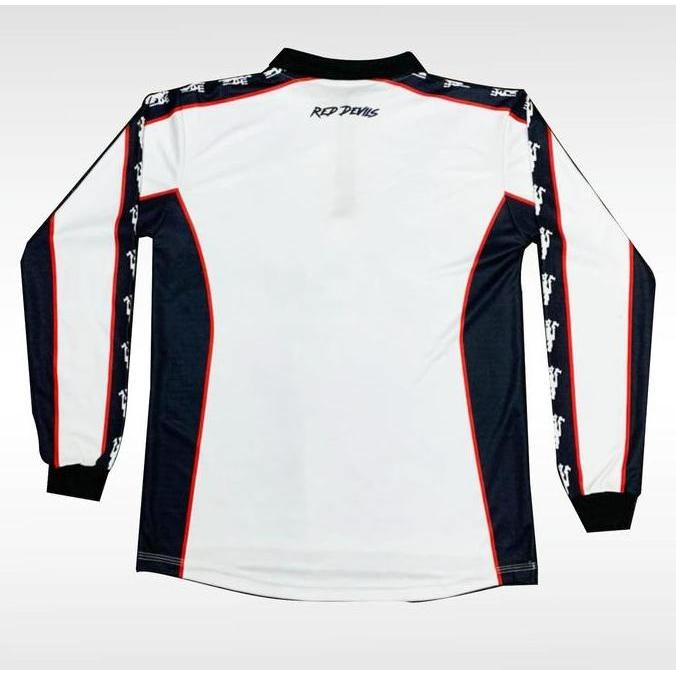 MFZ-RETRO MU PUTIH FANTASY LONGSLEVE Jersey MU .DRIFIT Milano 200gsm