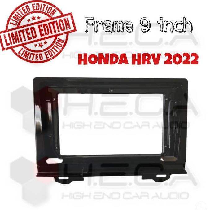 Frame 9" Hrv 2022 Android 9 Inch Head Unit Double Din Tv Tape Mobil Premium