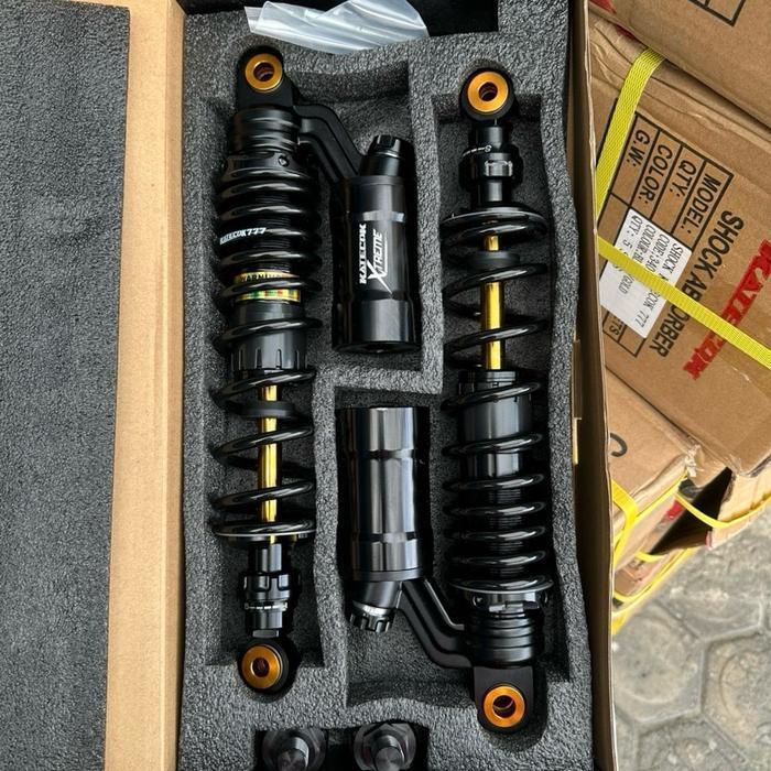 SKOK KATECOK XTREME BLACK AS GOLD READY 280 320 340 PLUS ANTING MATIC BISA AEROX NMAX PCX ORIGINAL D