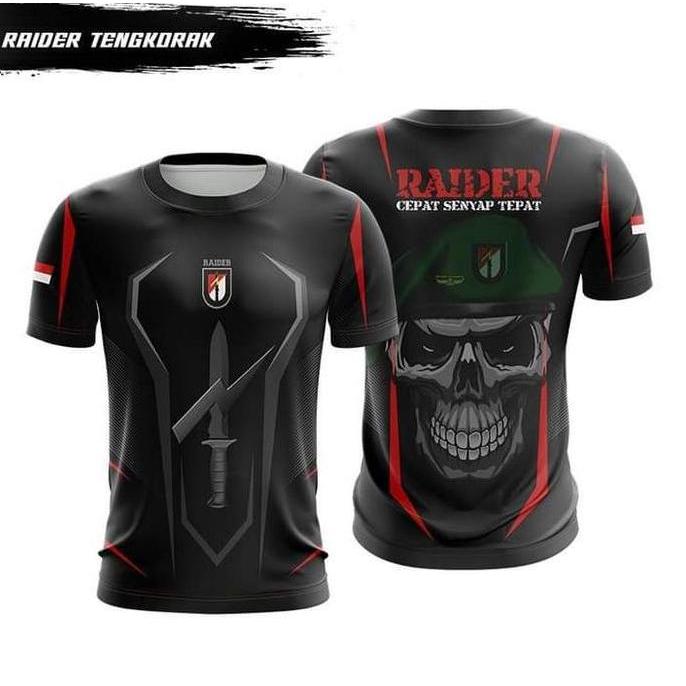KAOS JERSEY RAIDER HITAM TERBARU KEREN BISA COD SPORT