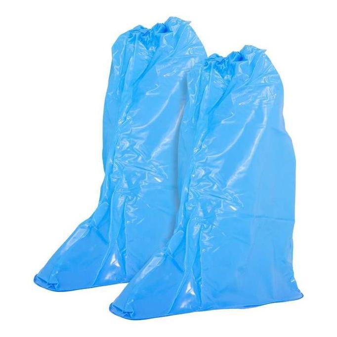 ESWANE Cover Pelindung Sepatu Mantel Jas Hujan Sepatu Boot Motor Rain Cover Shoes PVC Anti Slip Air 