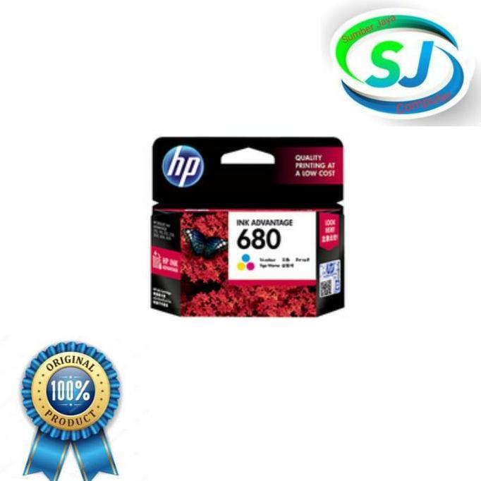 DB37 - TINTA HP 680 WARNA ORIGINAL HP680 CARTRIDGE COLOUR