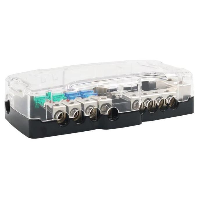 VIOVYS Fuse Distribution Ground Block Audio Anl Fuse Holder 4 Way Output 2 Car Audio Stereo Anl Fuse