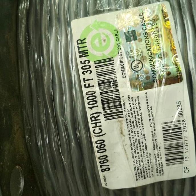 Linkid- Belden 8760 Cable Awg 18 1 Pair @305Mtr
