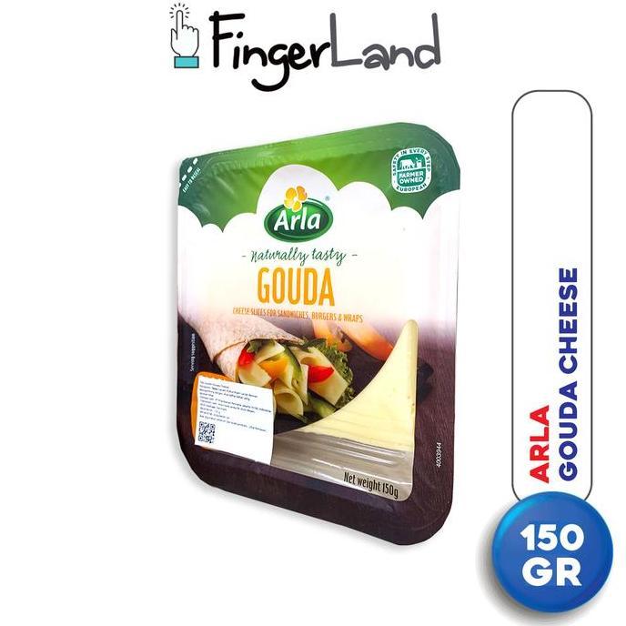 Cow- Arla Gouda Cheese 150 Gram Keju Gouda Slice