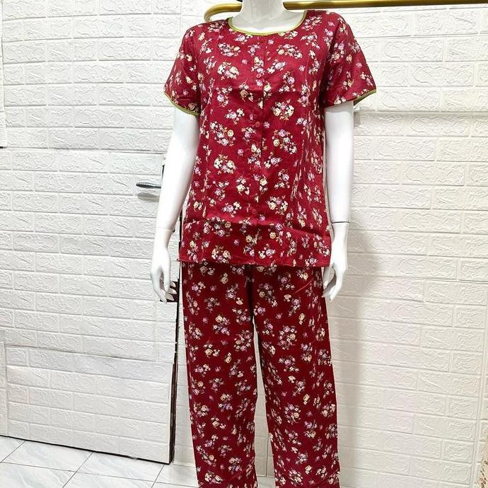 Whell- Piyama Cp Setelan L Ld 110Cm Katun Sabata Halus Pretty Girl