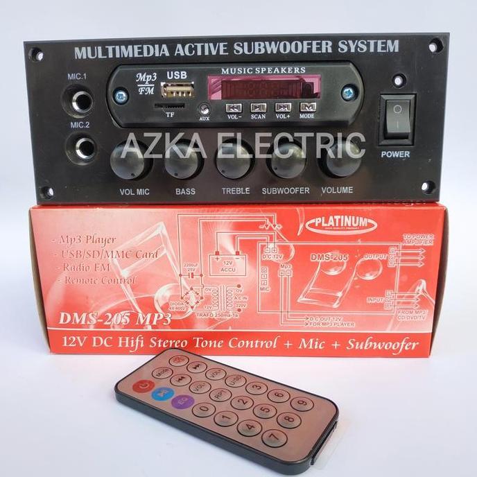 KIT TONE CONTROL STEREO PLUS MP3 BLUETOOTH DMS 205 RESTOCK