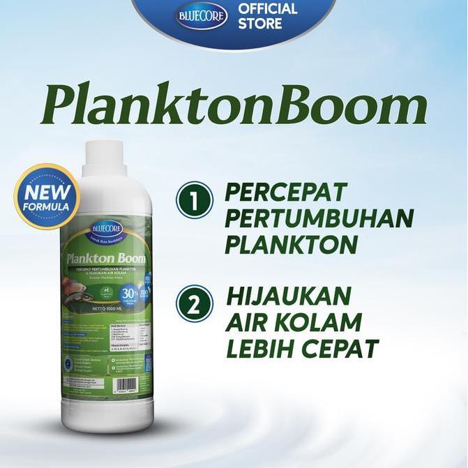 Bluecore PlanktonBoom Plankton Booster Percepat Pertumbuhan Plankton dan Hijaukan Air Kolam Untuk Pe