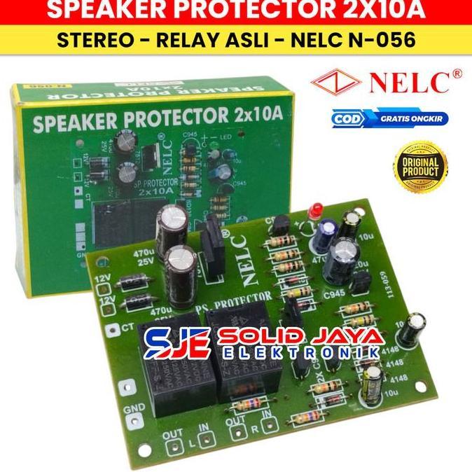 KIT PROTEKTOR SPEAKER STEREO 20 A 20A SPEAKER PROTECTOR 2 X 10A RELAY 2X10A 2X10 A AMPER ORIGINAL NE