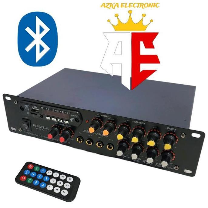 MIXER 4 CHANNEL PLUS DIGITAL ECHO TONE CONTROL MP3 BLUETOOTH HEMAT