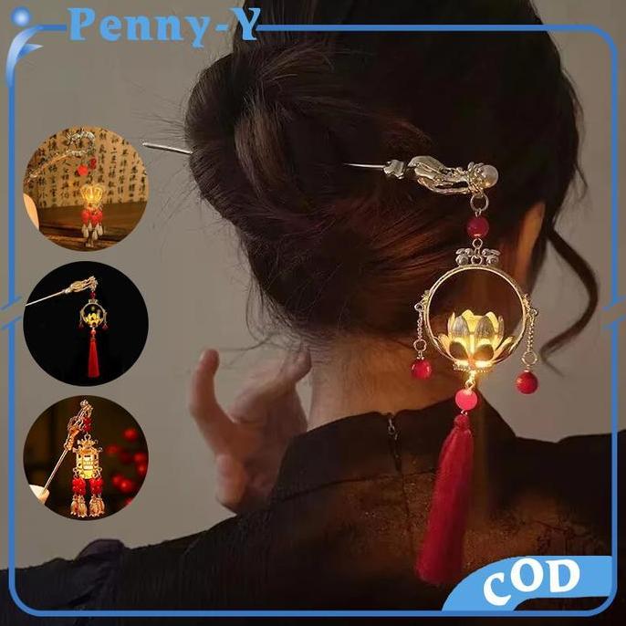 Tusuk Konde Lampu tusuk konde led tusuk rambut cina hairpin chinese