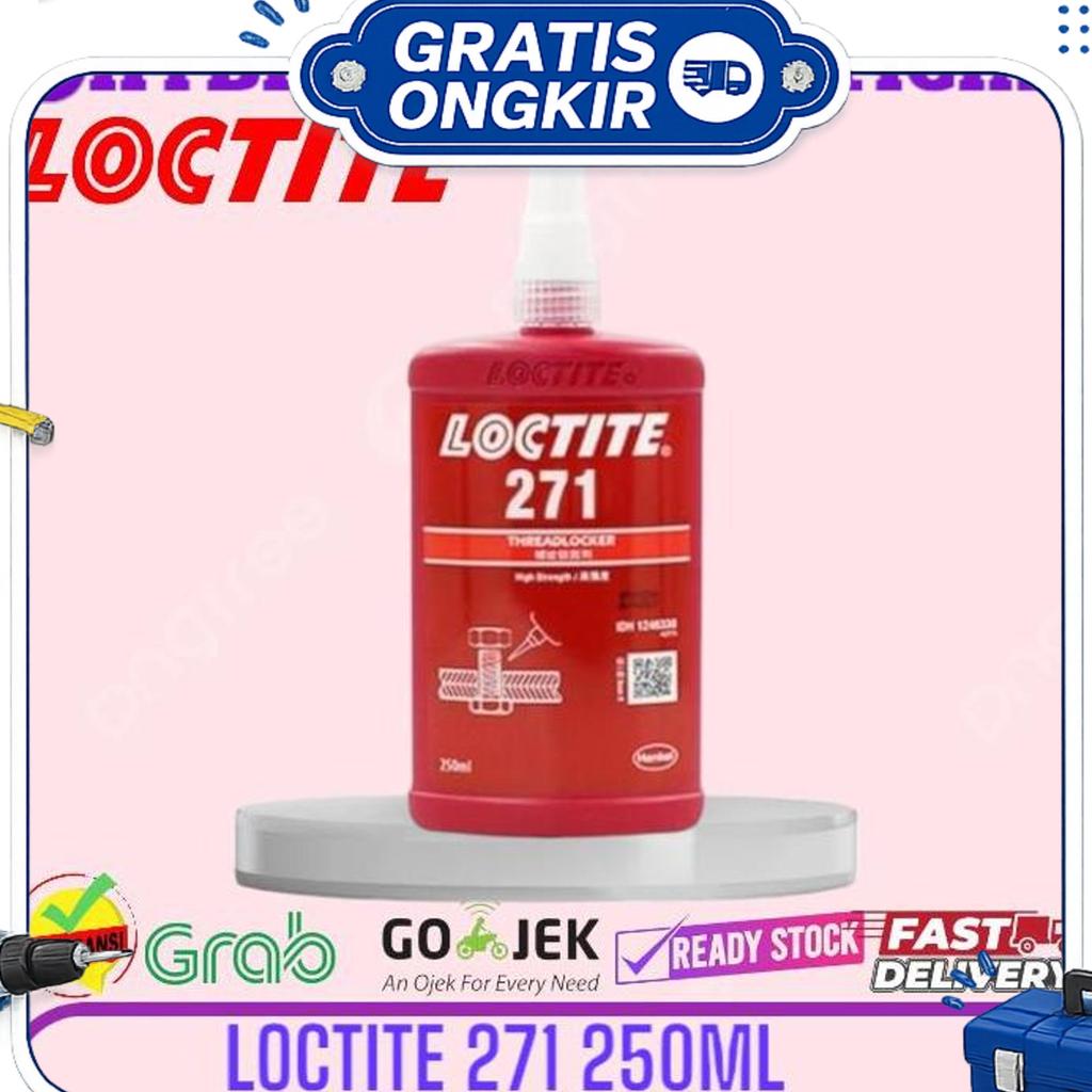 Lem Baut Threadlocker Loctite 271 250Ml - Loctite 271 250 Ml Original