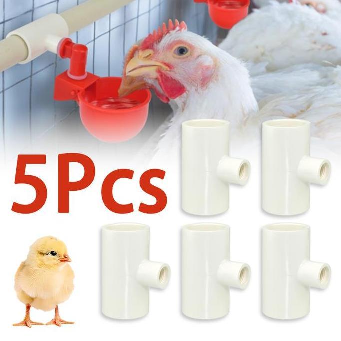 KANJALO 1/2inch Nipple Bulat nipel nepel nippel alat minum ayam puyuh pedaging broiler Bulat PIPA Ko