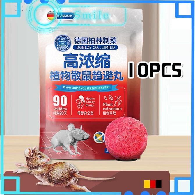BLAZONE 10PCS/Tas 300G Kapur Barus Anti Tikus Universal Kapur Barus Tikus Dan Kecoa