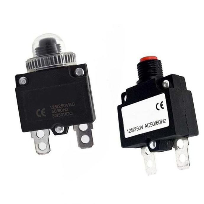 LEKCTROM 4A Overload Switch Protector Circuit Overload Protector Automatic Ressetable Fuse Pompa Air