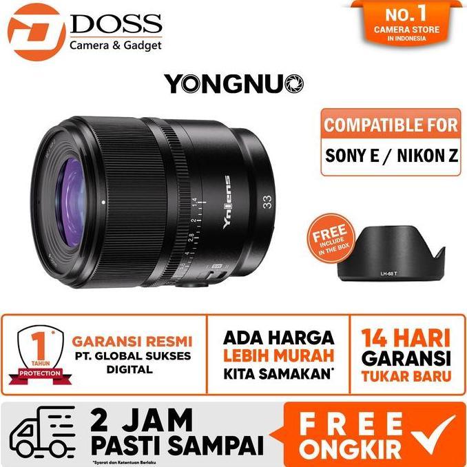 Ready Yongnuo YN33 33mm 14 DA DSM WL PRO Commander Series YN 33 33mm 14 DA DSM Non Cod