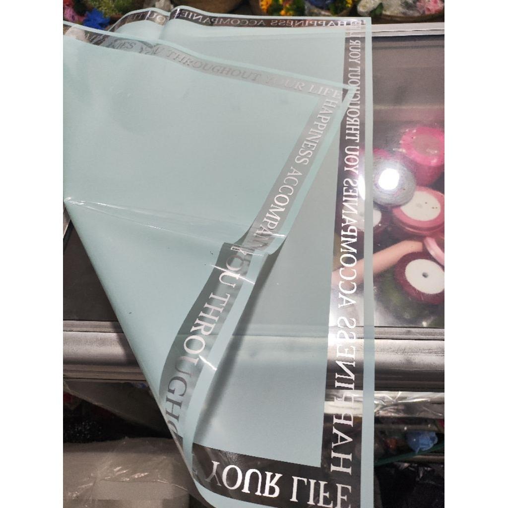 20 Lembar Kertas Cellophane Transparan - Cellophane Glossy